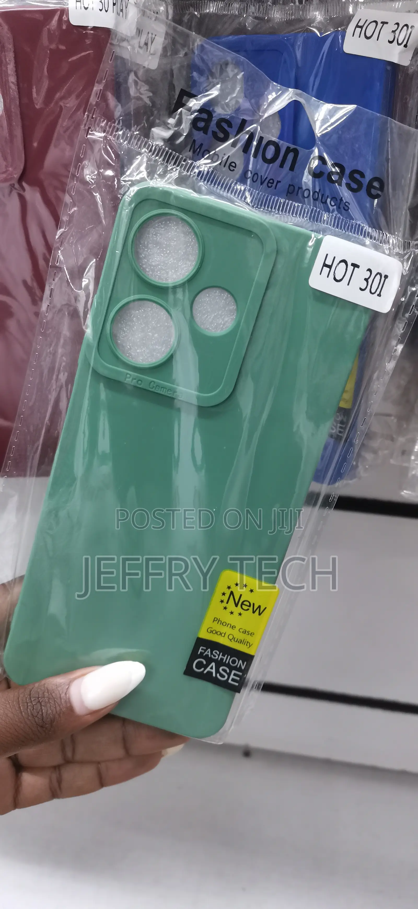 Infinix Hot 30i in Green Scratch Resistant Cover