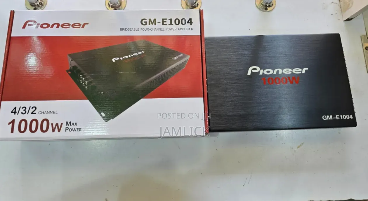 Pioneer Ge-1004 4 Channel Car Amplifier - Eg