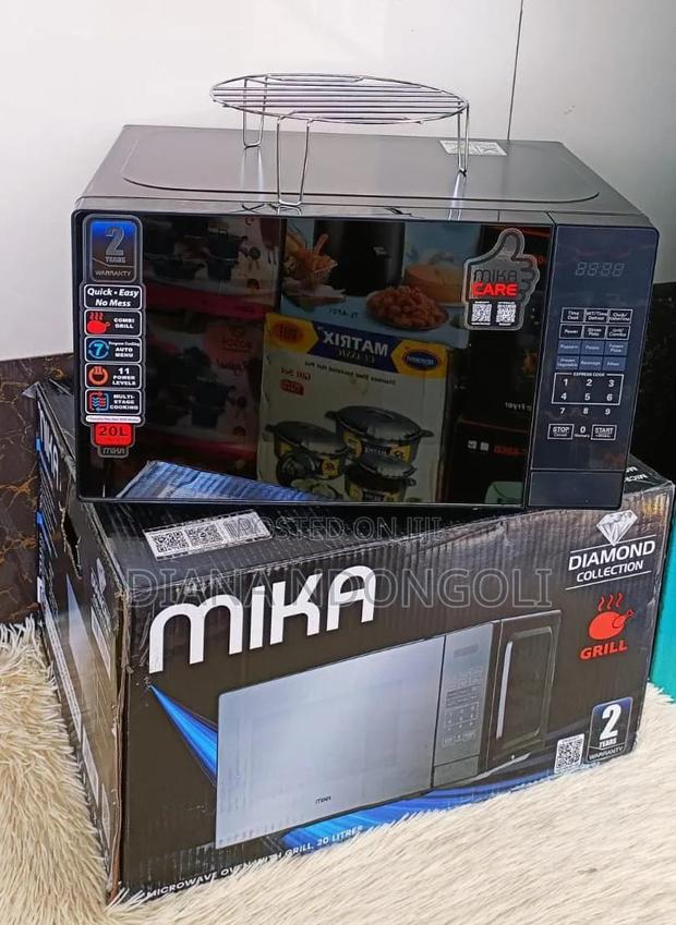 Hot Deal*Mika Microwave Oven Grill 20ltr With 1000w Grill Silver*