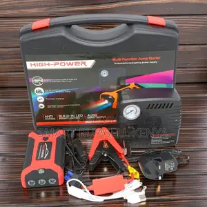Ultra Reliable Portable 99800mah Car Jump Starter With Tire Inflator