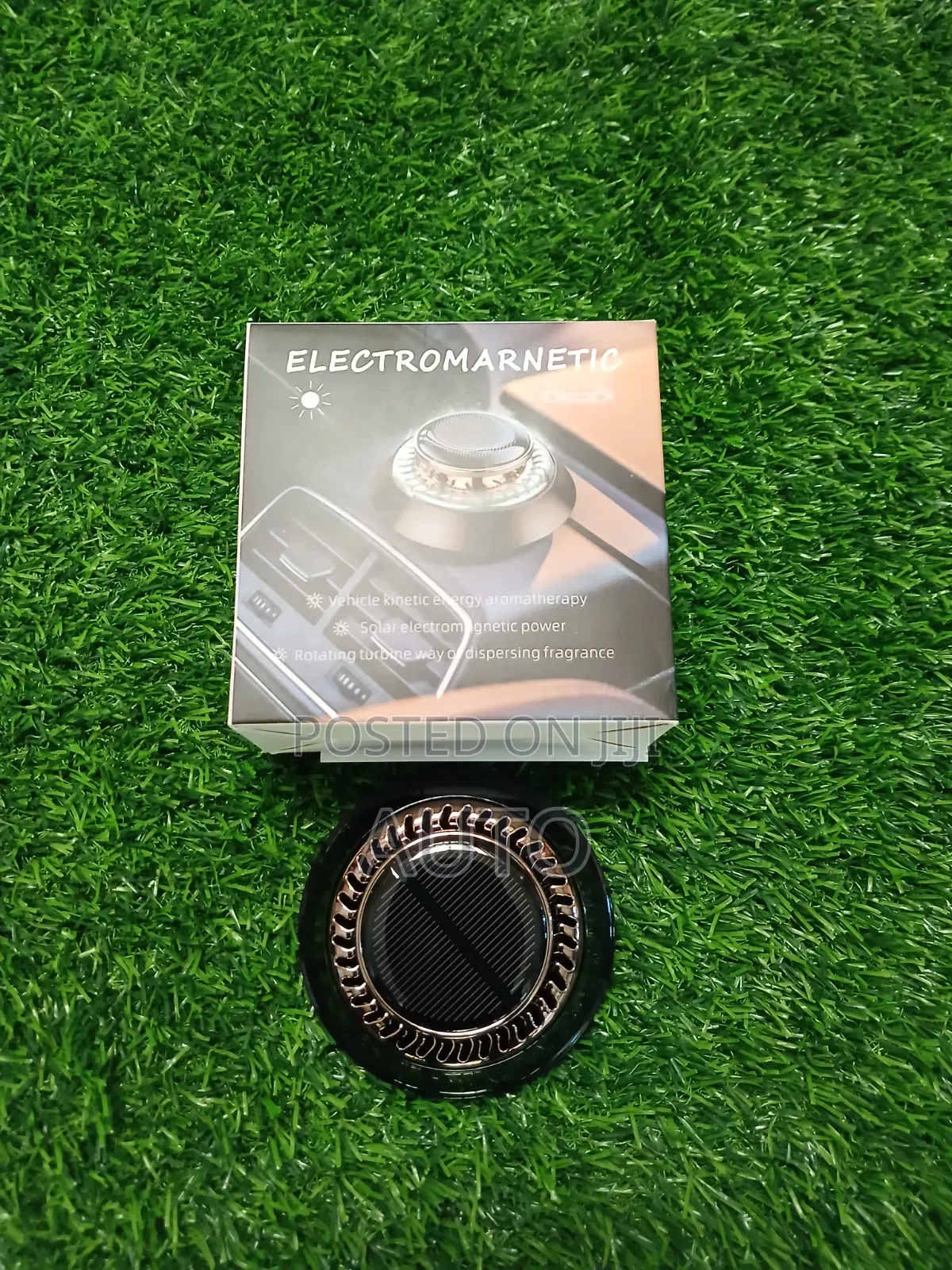 Ufo Solar Aromatherapy Car Perfume Rotating Dashboard Air Freshener