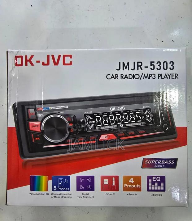 JVC Car Radio Stereo Usb Mp3 Fm Bluetooth Audio Player Head Unit - Eg - main view