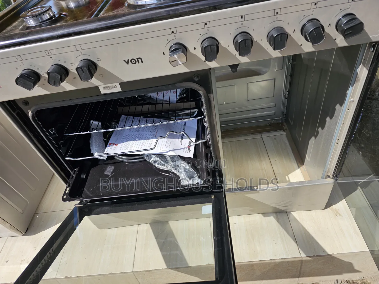 Von 60x90 Cooker 4gas+2electric Brand New!