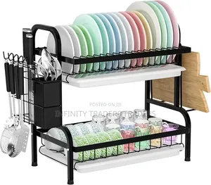 Two Tier Carbon Dishrack