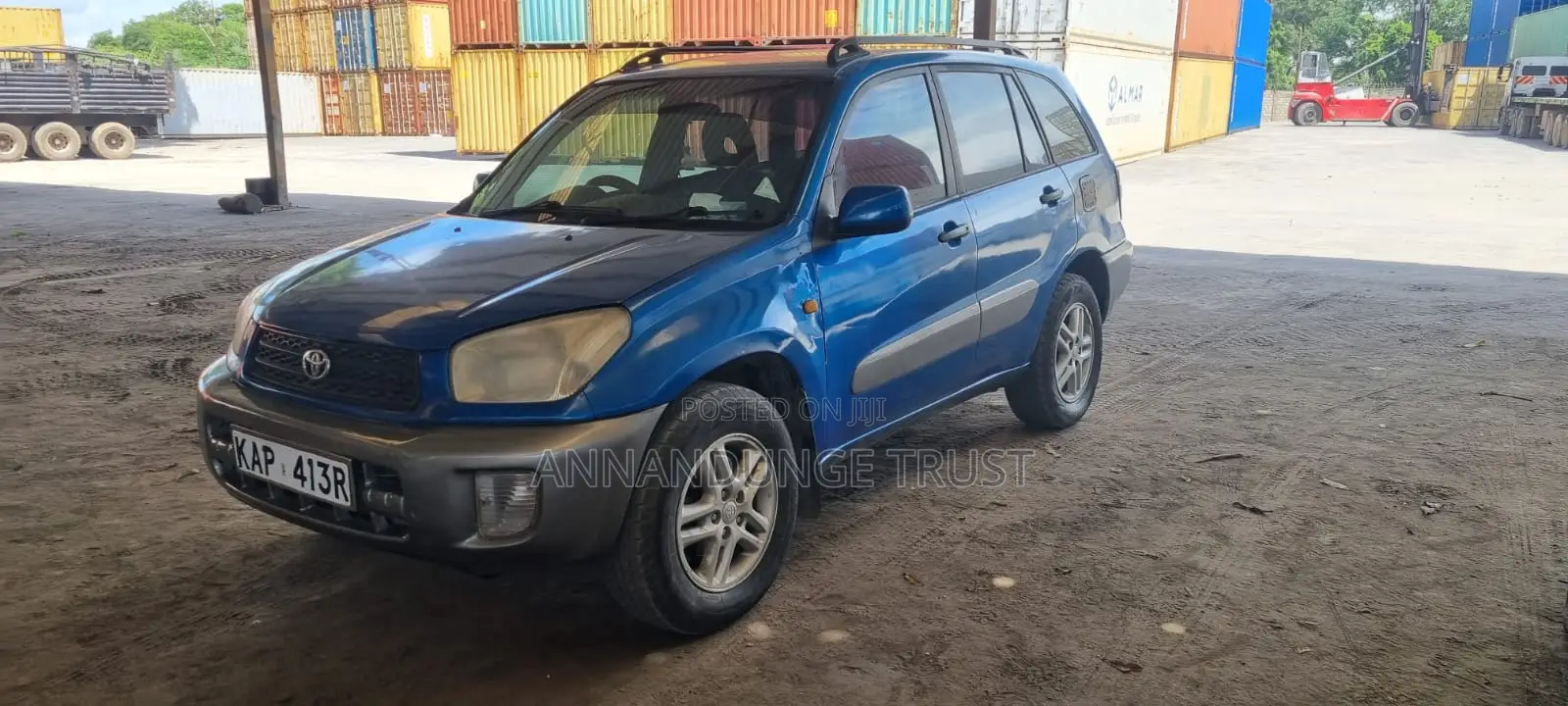 Toyota RAV4 2.0 D 2002 Blue