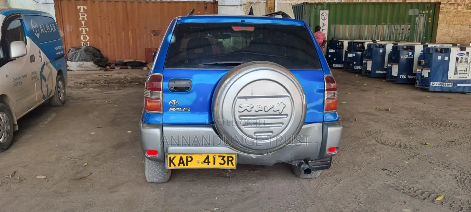Toyota RAV4 2.0 D 2002 Blue