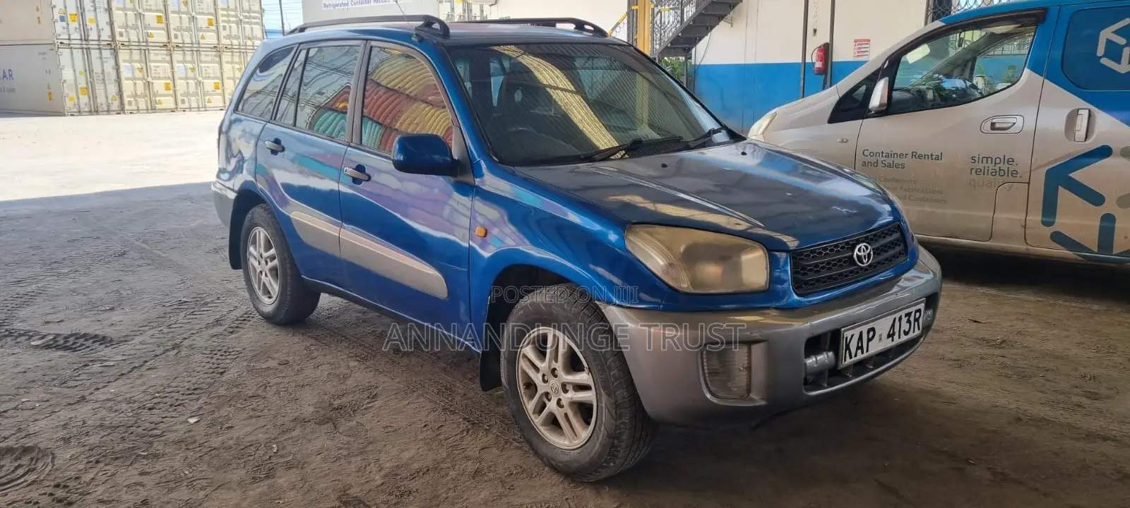 Toyota RAV4 2.0 D 2002 Blue