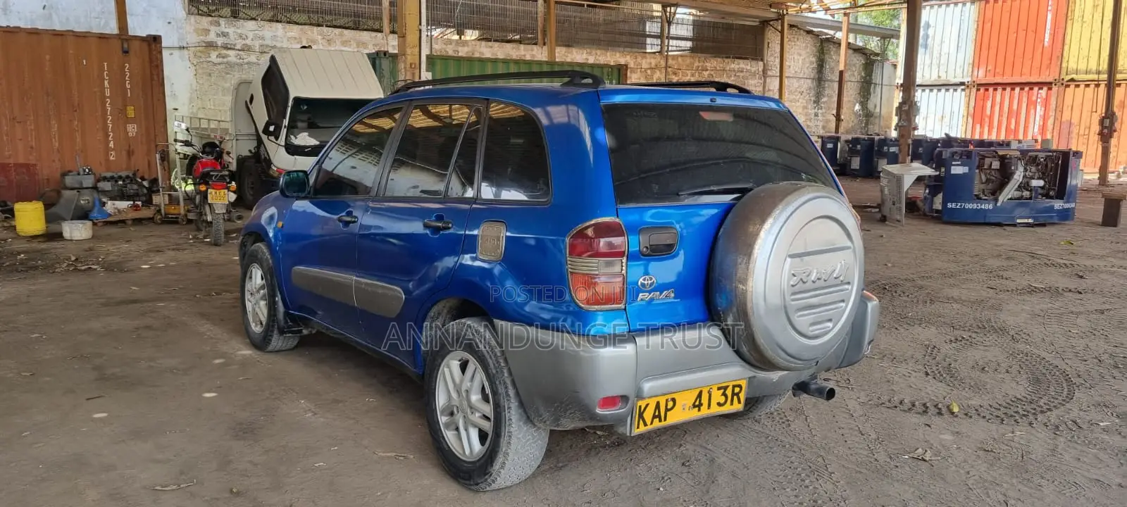 Toyota RAV4 2.0 D 2002 Blue