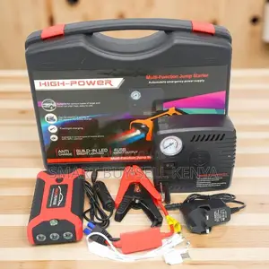 Strong Build Quality 99800mah Car Jump Starter With Tire Inflator