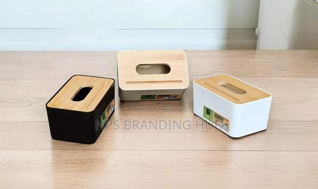 Serviette Holder With Bamboo Lids (Wpk - main view