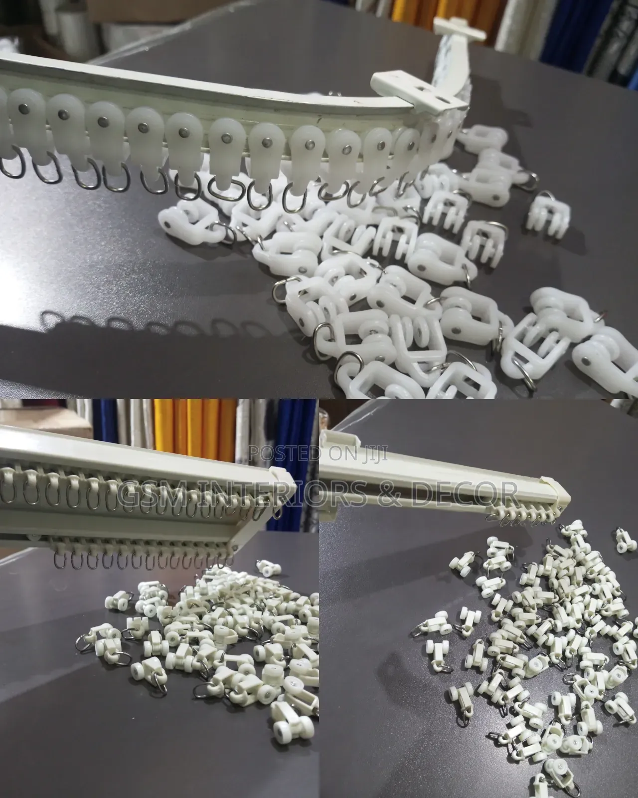 Aluminium Curtain Rails for Modern Apartments Ceiling