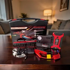 Travel Ready Emergency 99800mah Car Jump Starter With Tire Inflator
