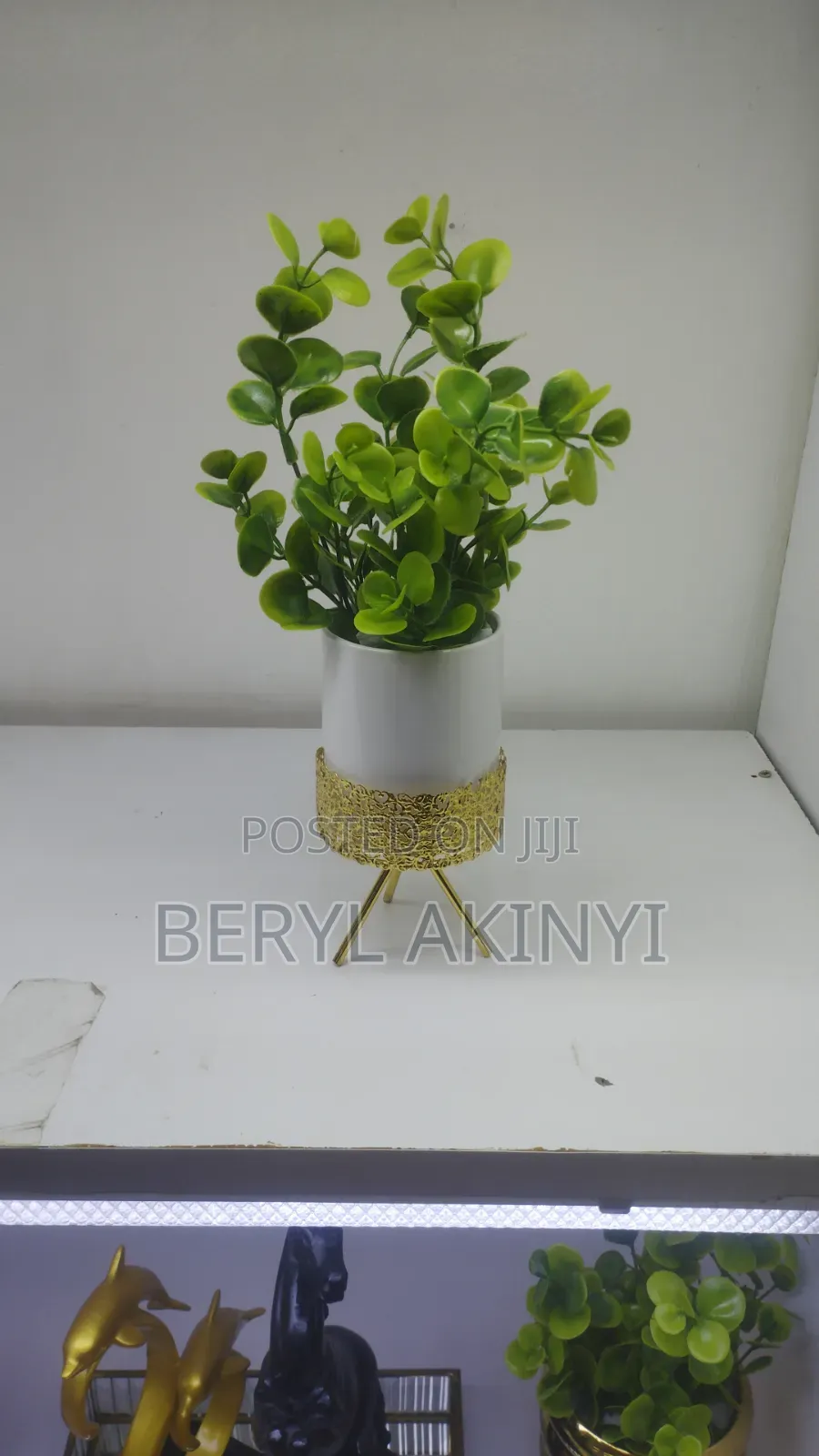 Porcelain Vase With Flowers