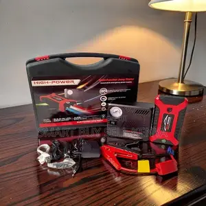 Professional Grade Power 99800mah Car Jump Starter With Tire Inflator