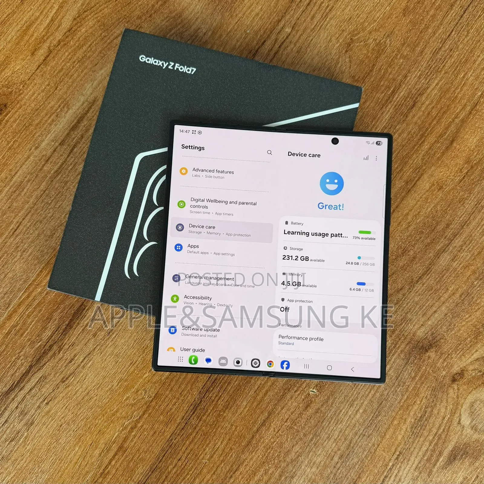 Samsung Galaxy Z Fold7 256 GB Black