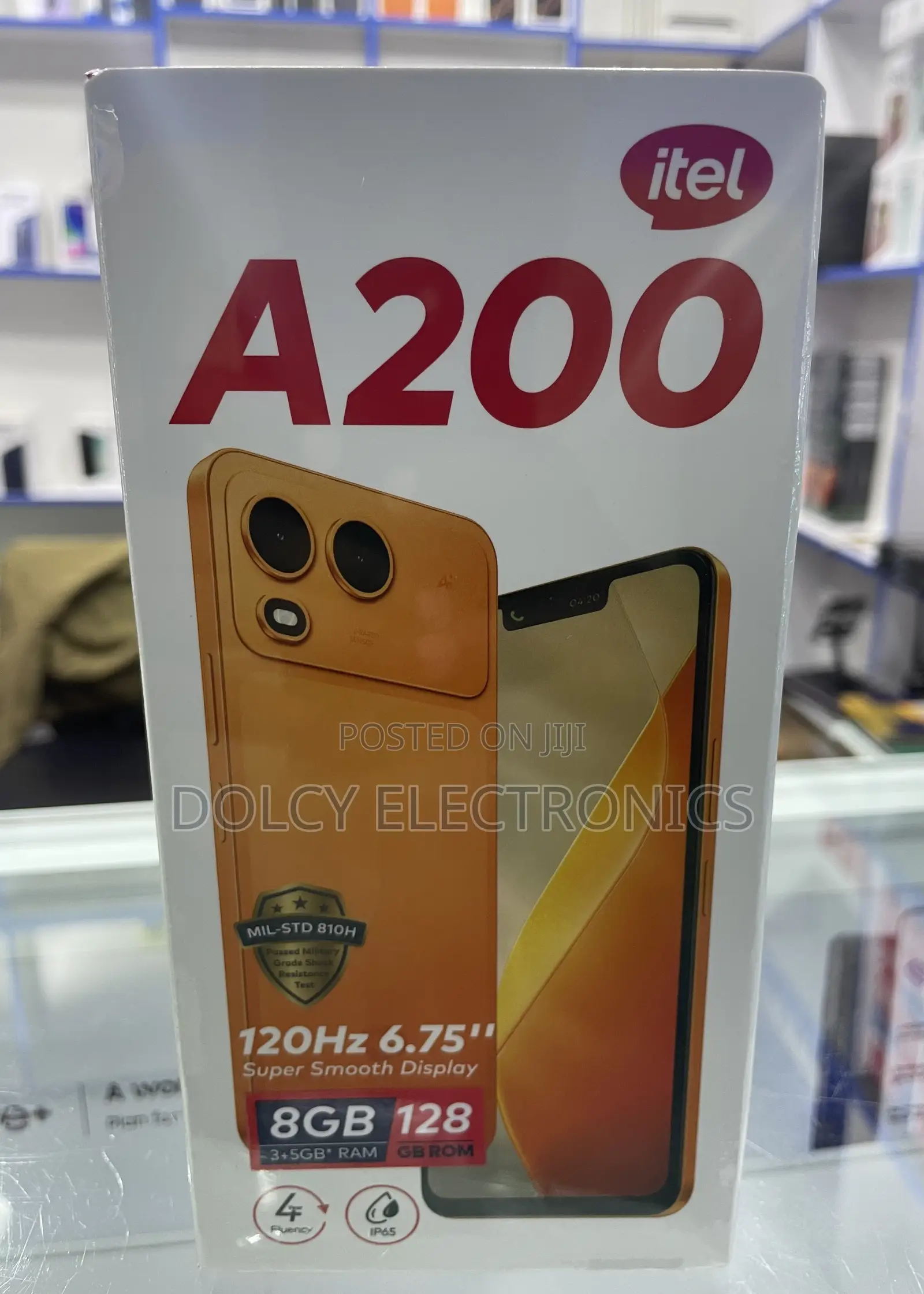 New Itel A200+ 128 GB Black