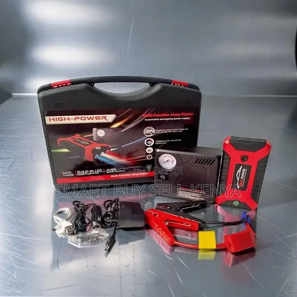 Efficient and Convenient 99800mah Car Jump Starter With Tire Inflato