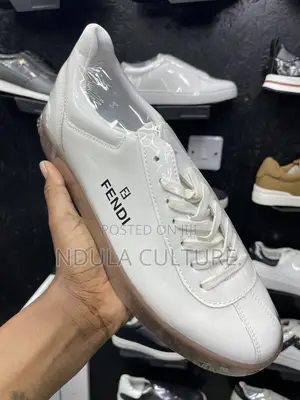 Fendi Leather Casual Sneakers