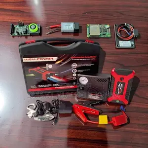 Reliable Power Supply 99800mah Car Jump Starter With Tire Inflator