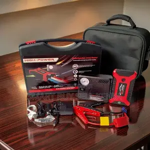 Emergency Roadside Tool 99800mah Car Jump Starter With Tire Inflator