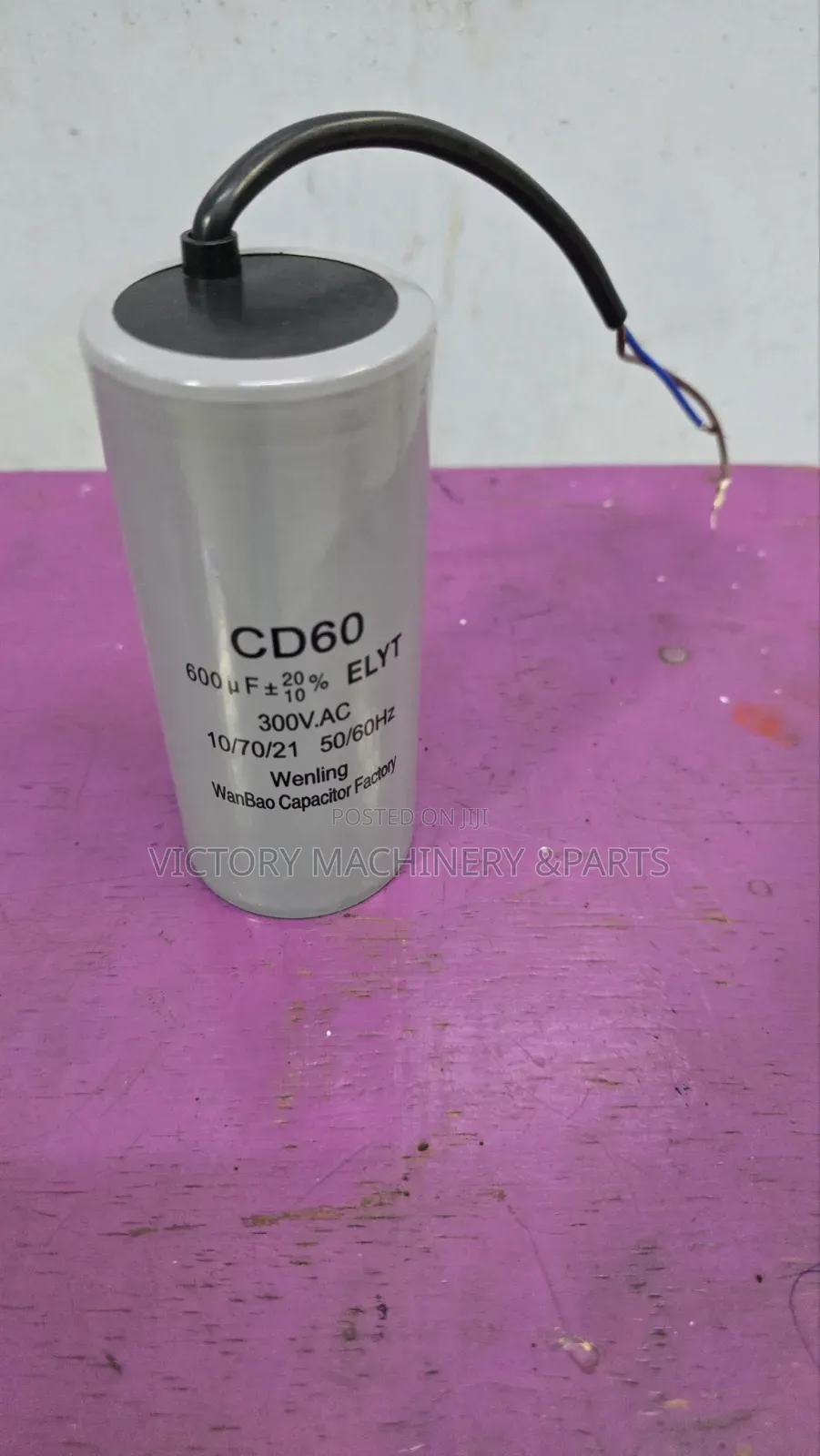 600uf Starting Wired Capacitor 300 Vac
