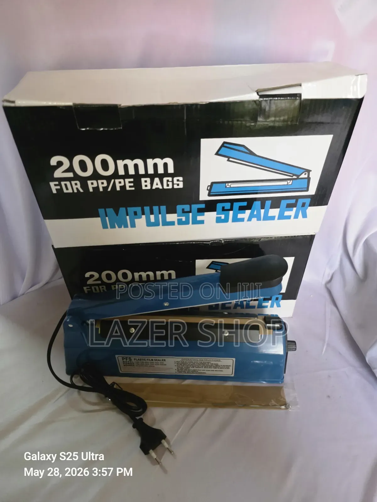 200mm Impulse Sealer