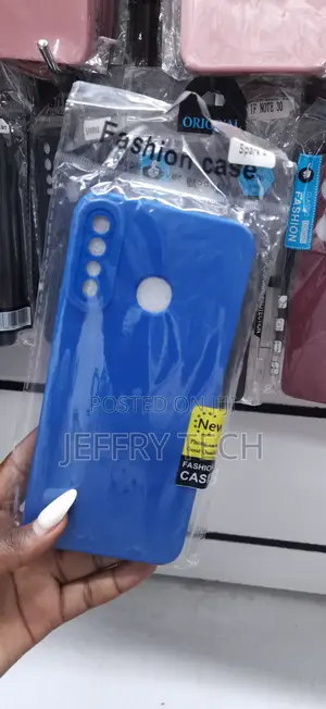 Oppo A31 Blue Silicone Soft Texture and Rear Camera Cutouts Cover