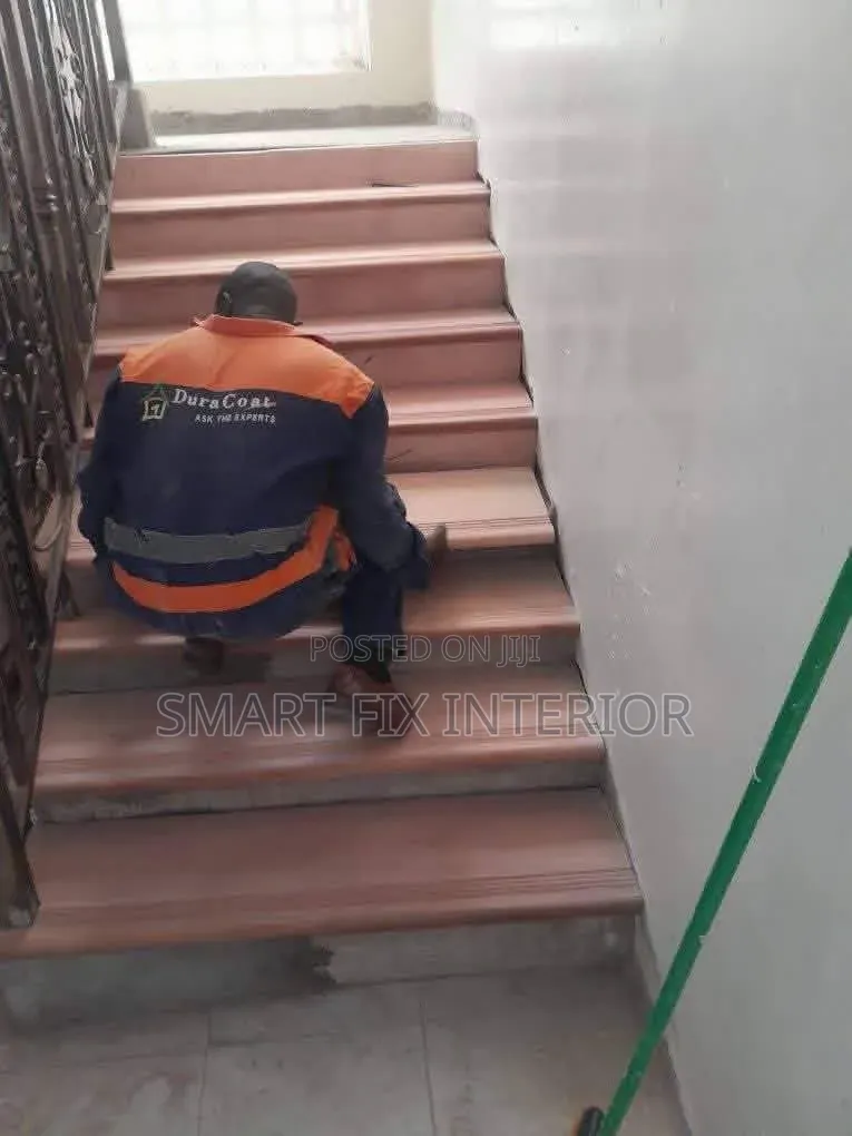 Staircase Installation Sanding and Polishing