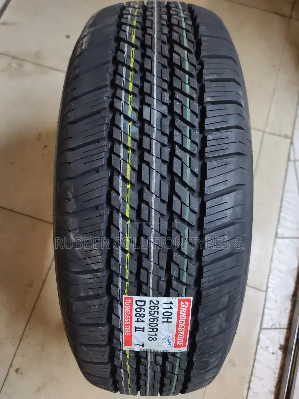 265 /60 R18 Bridgestone Tyres 110h D64