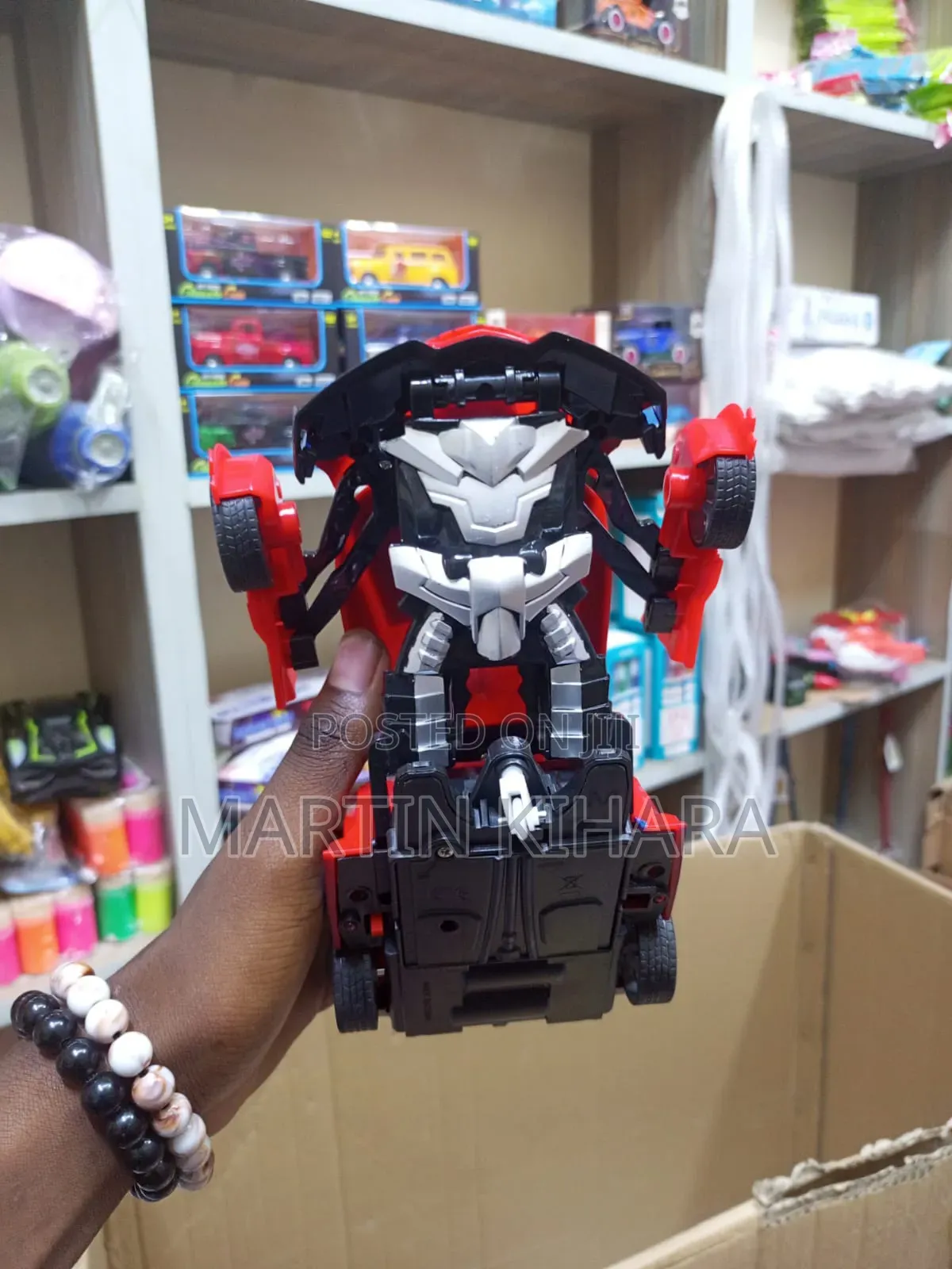Spiderman Remote Control Transformer Toy Car