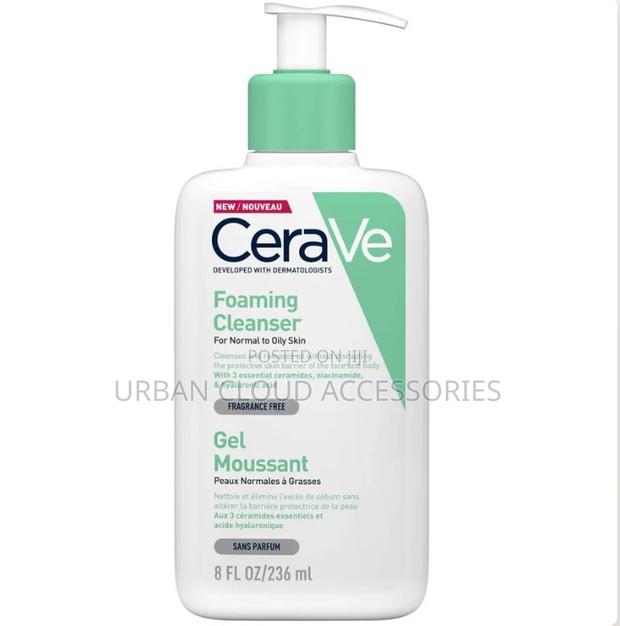 Cerave Facial Foaming Cleanser 236ml-Dermatologist Developed(Original)