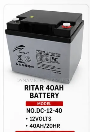 Ritah Lead-Acid Battery 40ah/12vlts/40ah/20hr