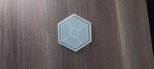 Hexagon Silicone Mold for Epoxy Resin Coasters