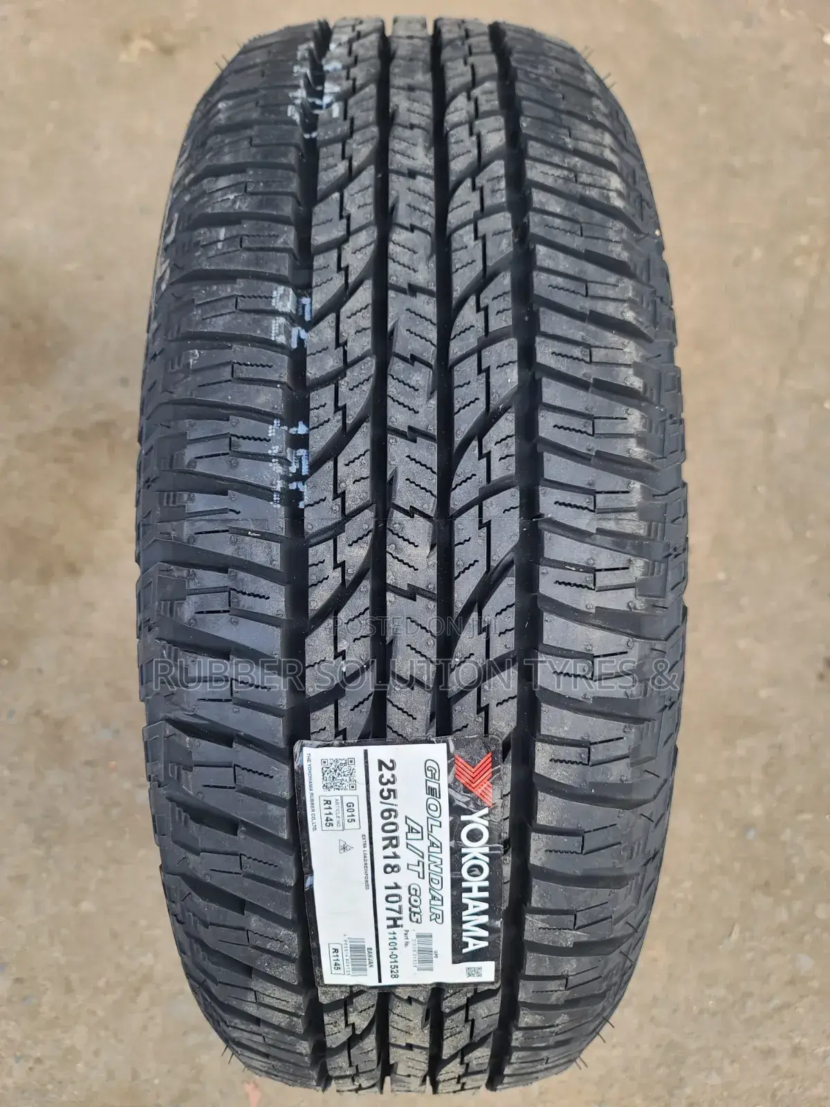 235/60 R18 Yokohama Tyres 107h Geolandar a/T G015 All-Terrain