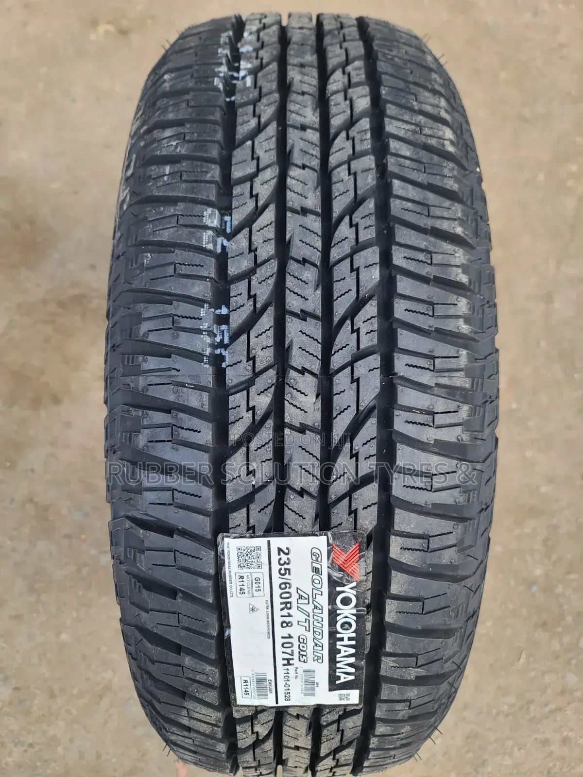 235/60 R18 Yokohama Tyres 107h Geolandar a/T G015 All-Terrain