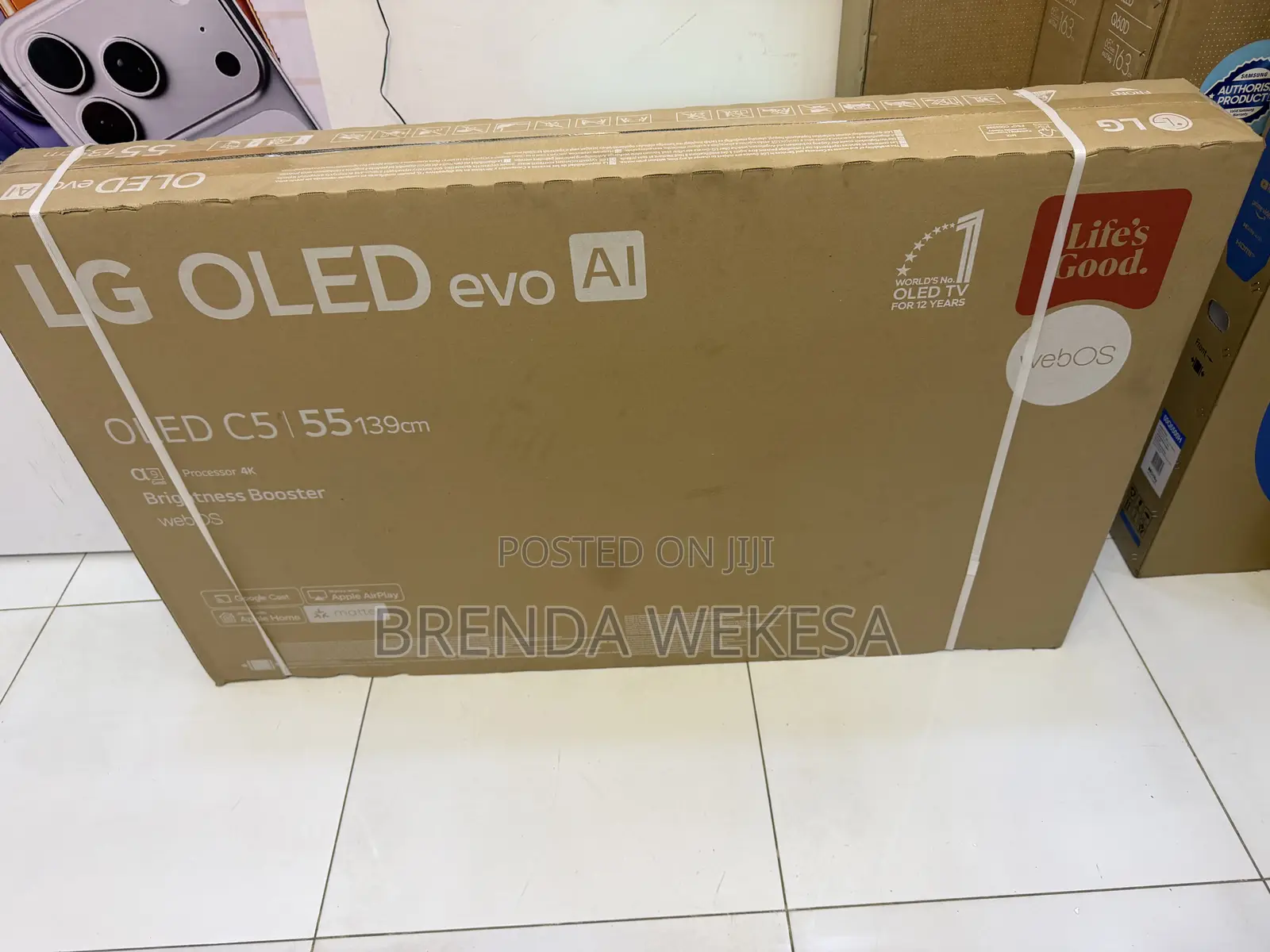 Lg 55 Inch Oled Evo Ai C5 HDR Smart Tv 55c5