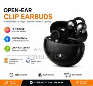 Open-Ear Bluetooth Earbuds – Hifi Sports Wireless Earphones