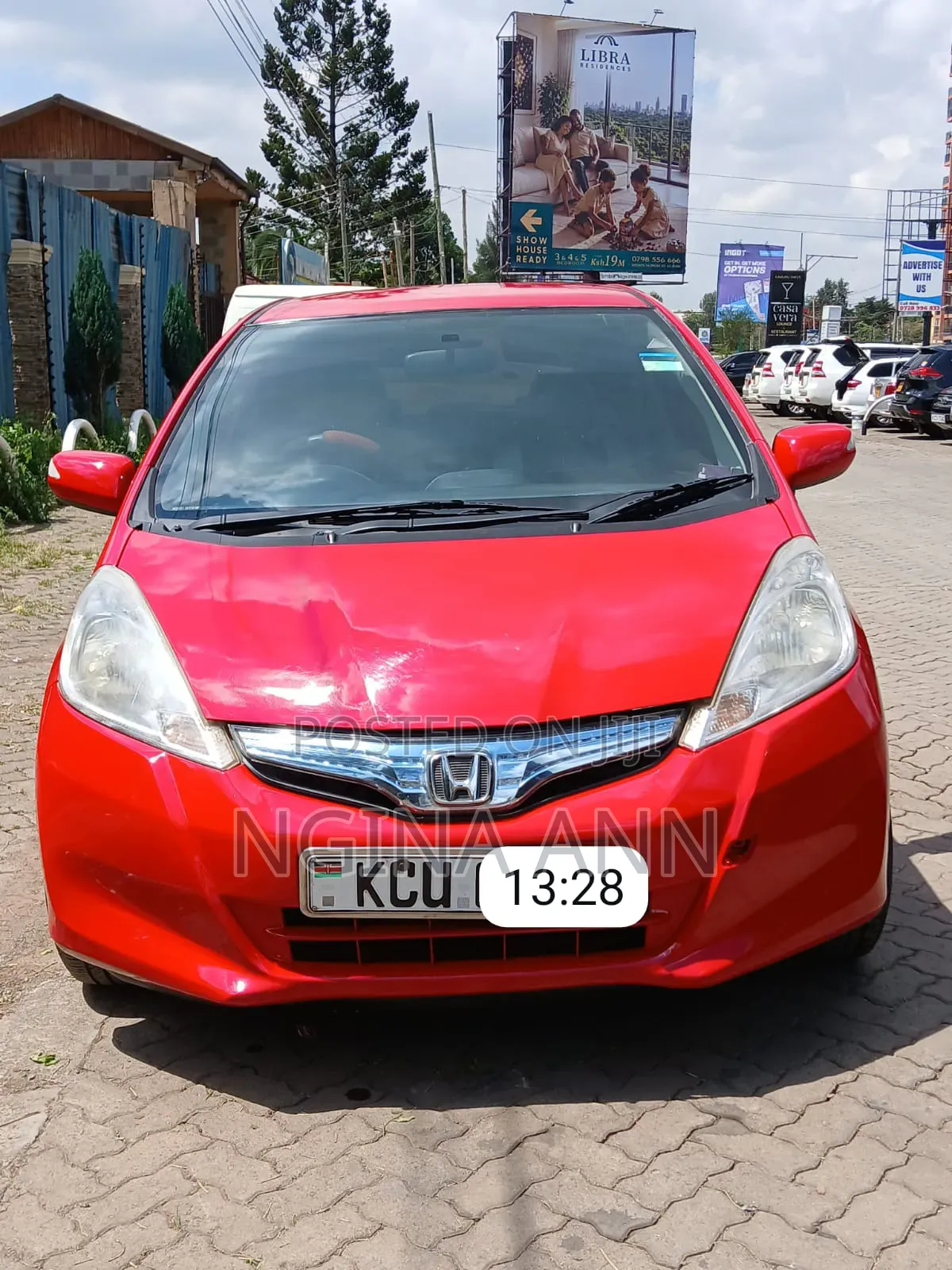 Honda Fit 2013 Red