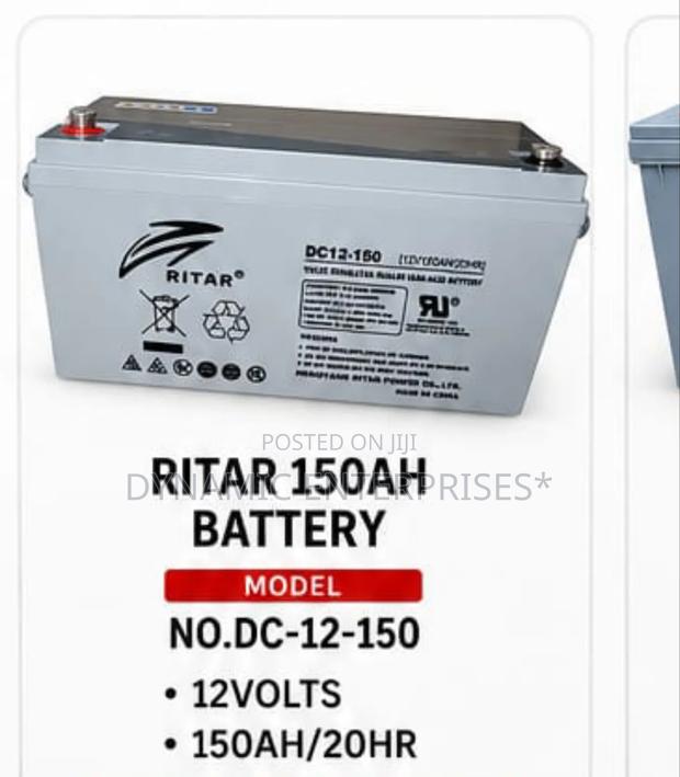 Ritah 150ah/20hr Battery/12v--Dc20-150