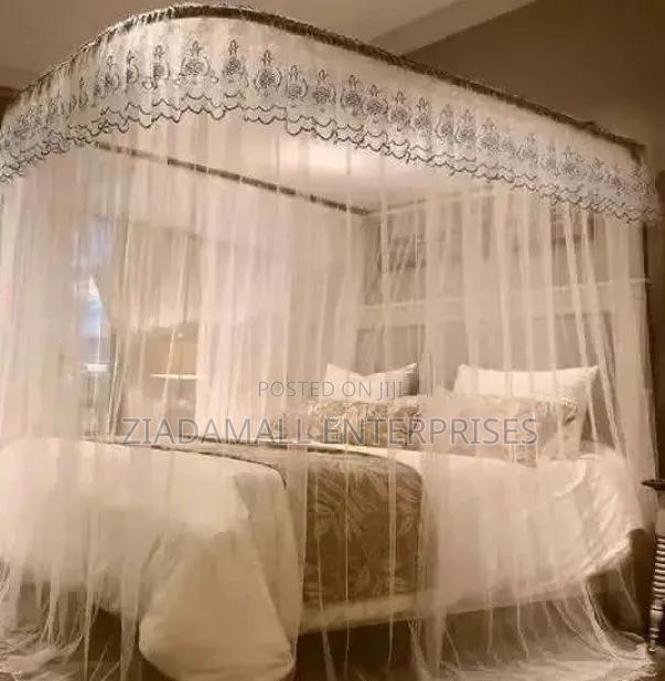 Mosquito Net 5*6 2 Stand Elegant 2 Pole Mosquito Net – Size 5x6