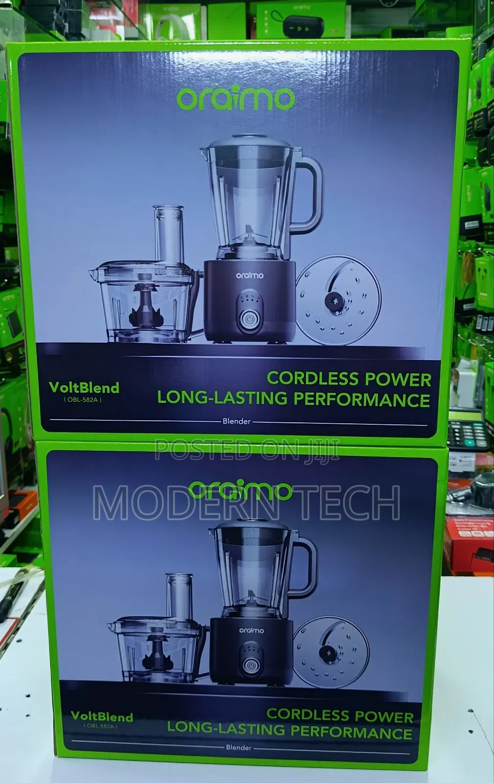 Oraimo Voltblend 3-in-1 Power Blender – Blend, Chop Grind Like a Pro