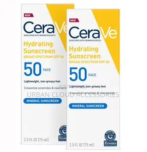 Cerave Hyrdrating Sunscreen Spf50 Face Lotion 75ml (Original)
