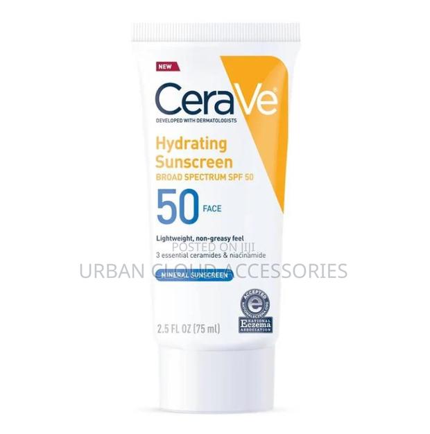 Cerave Hyrdrating Sunscreen Spf50 Face Lotion 75ml (Original) - thumbnail 2