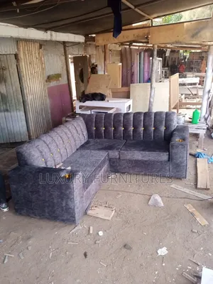 Luxurious Grey L Shape Sofa