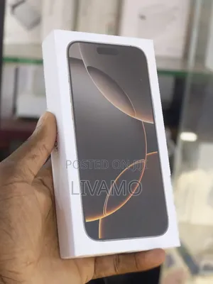 New Apple iPhone 16 Pro Max 256 GB Silver
