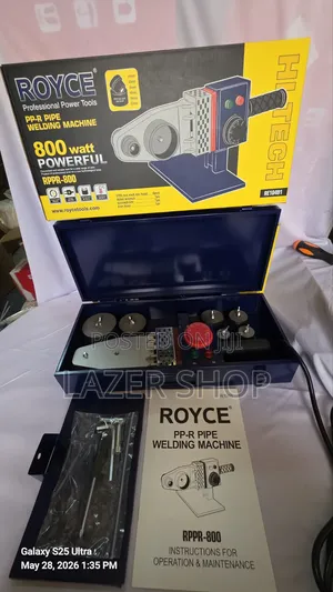 Royce Pipe Welding/PPR Machine