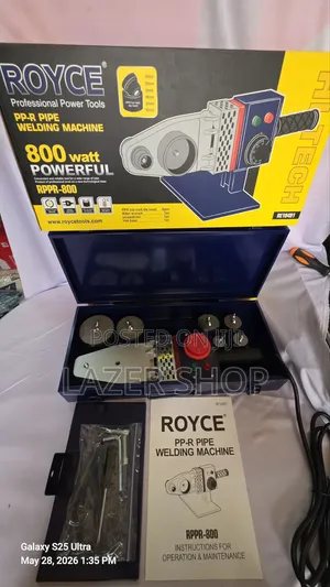 Royce Pipe Welding/PPR Machine