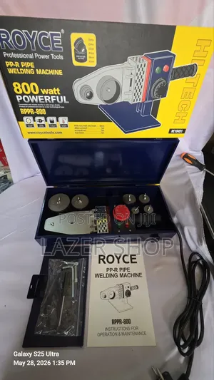 Royce Pipe Welding/PPR Machine