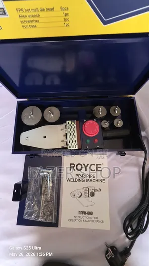 Royce Pipe Welding/PPR Machine