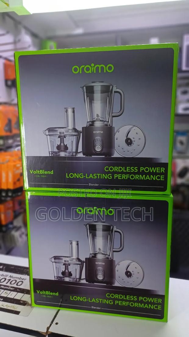 Oraimo Cordless 3-in-1 High Power Multifunctional Blender